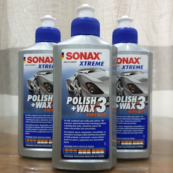 Dung Dịch Xóa Vết Xước-Đánh Bóng-Bảo Vệ Sơn Xe Sonax Xtreme Polish Wax 3 250Ml