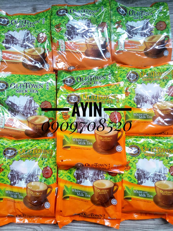 (HSD 11.2026) TRÀ SỮA OLDTOWN WHITE MILK TEA MALAYSIA 13 gói x 35g