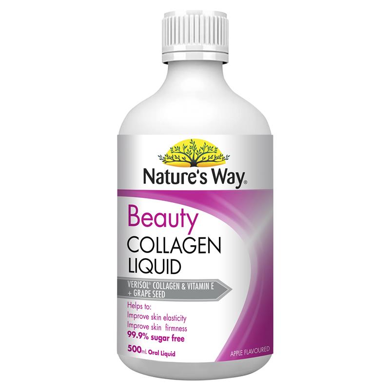 Collagen dạng nước  ÚC Natures Way Beauty Collagen Liquid  500 ml