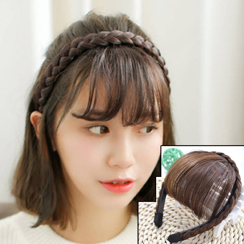 Tóc mái băng đô cài, băng đô tóc mái M10 ❤️FREESHIP❤️ tóc giả nữ cài bờm