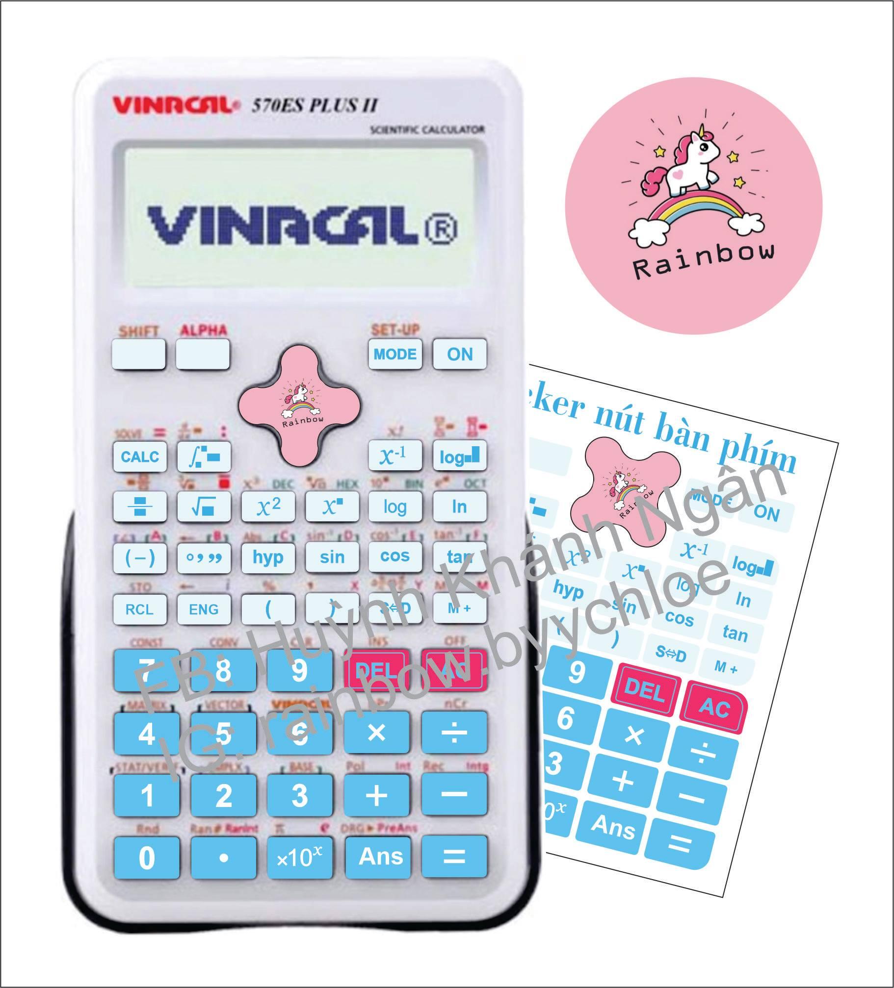 Sticker nút máy tính vinacal