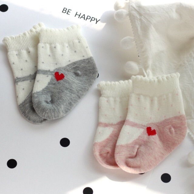 Tất cotton xuất dư mềm mịn cho bé (có size sơ sinh)
