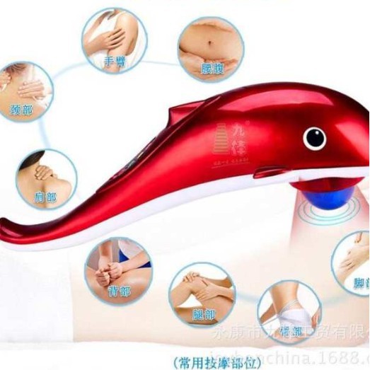 MÁY MASSAGE CẦM TAY CÁ HEO LỚN BA ĐẦU