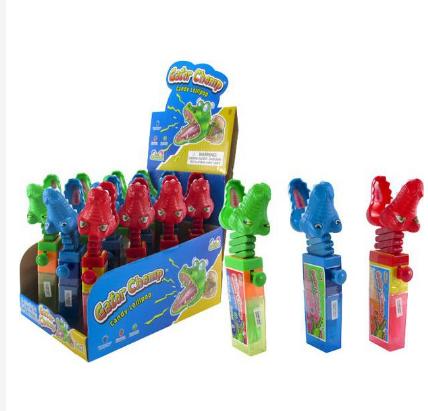 [siêu rẻ] 1 Kẹo Mút Đồ Chơi Cá Sấu Gator Chomp 17gr