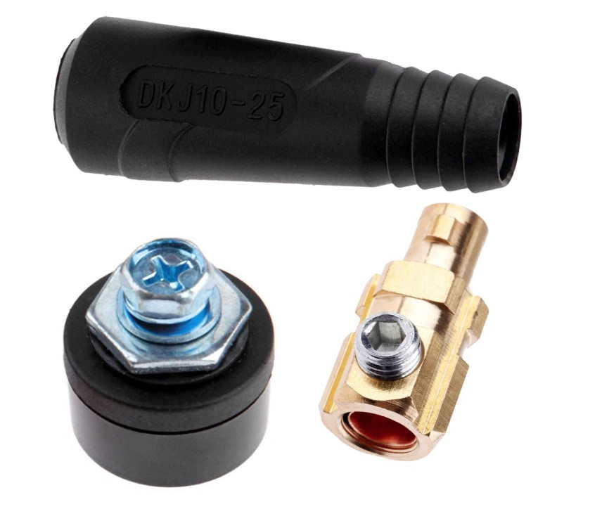 [HCM]Bộ 2 rắc đực + 2 rắc cái 10-25 nối máy hàn