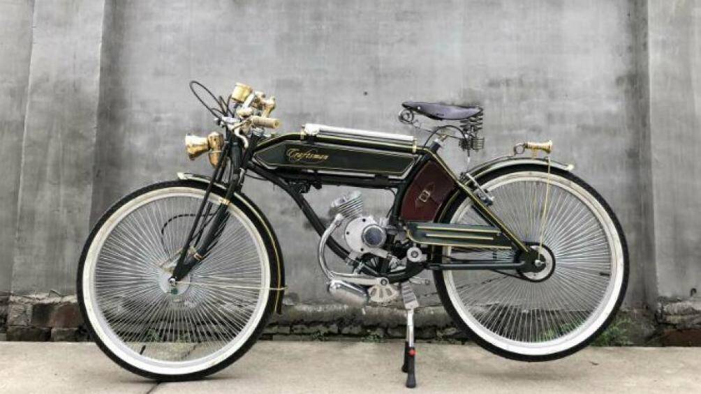 xe cổ mobylet 1924 - mobilet 1924 - xe máy cổ - xe đạp cổ