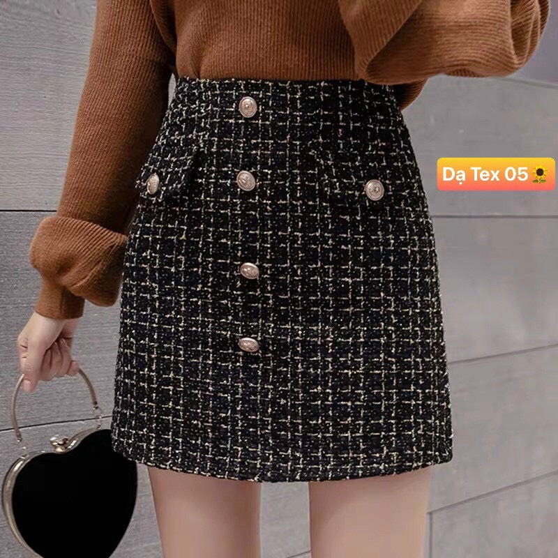 Chân Váy Chữ A Chất Dạ Giá Rẻ