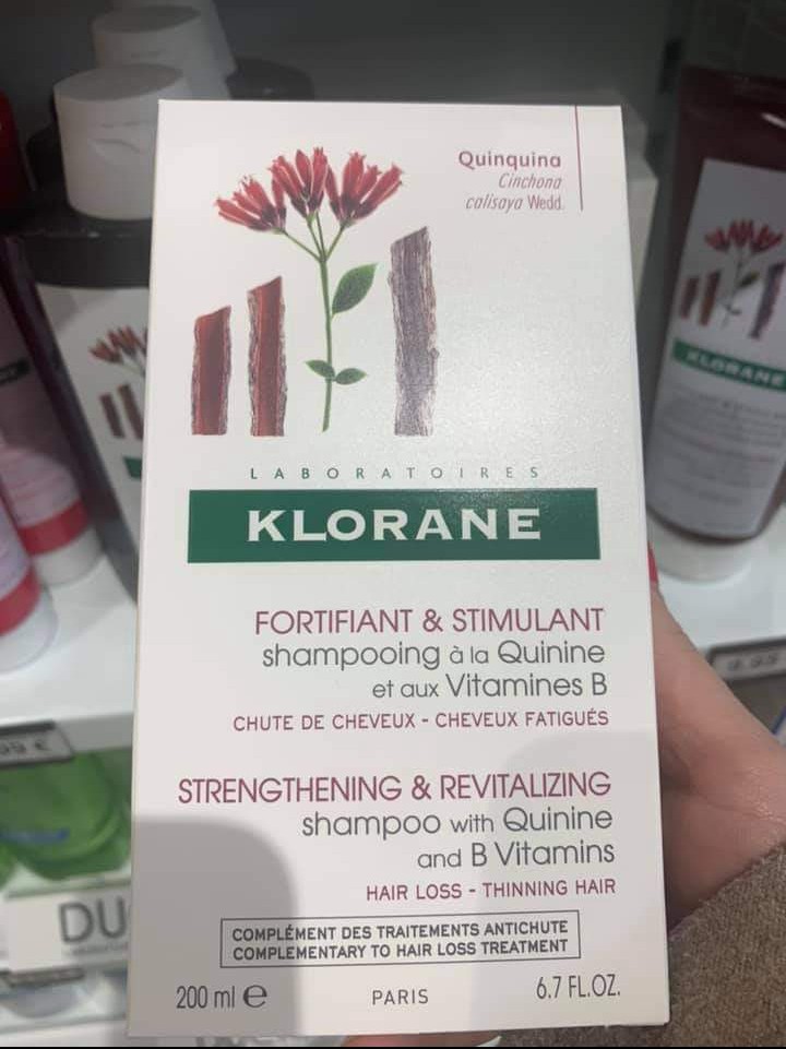 [HCM]Dầu Gội Klorane 400ml Làm Dày Tóc