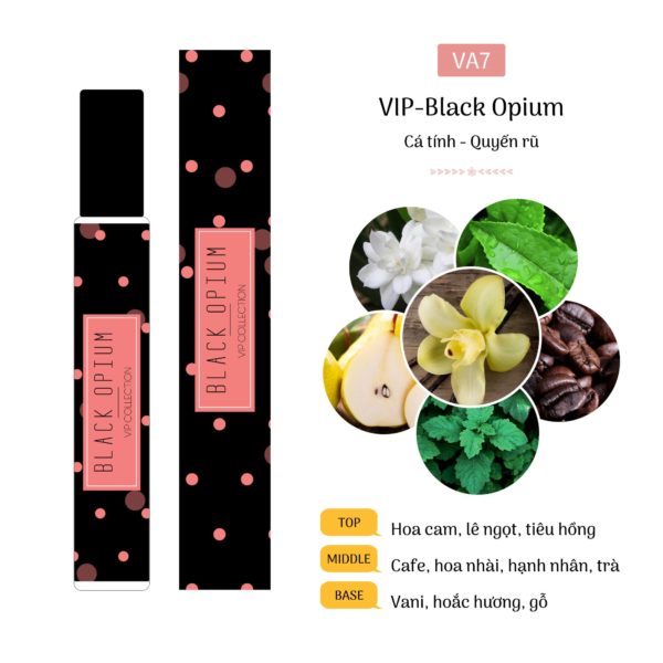[HCM]Tinh Dầu Nước Hoa Pháp Black Opium 12ml