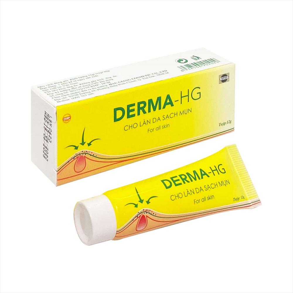 Derma hg tuýp 12g cho làn da sạch mụn giá tốt