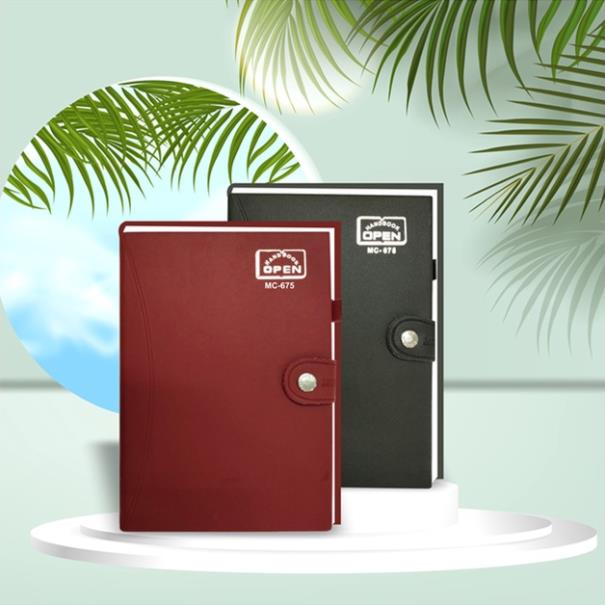 Sổ Bìa Da Khuy Bấm K7 - K8 (Mc 675 - Mc 685)