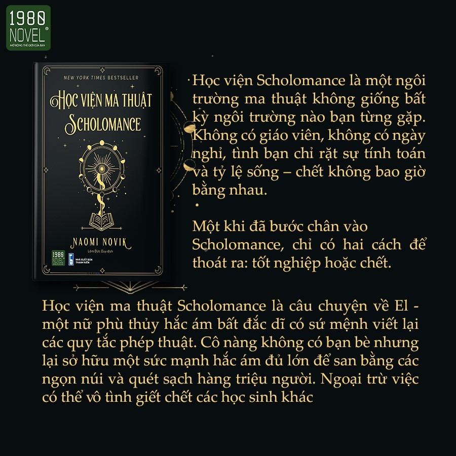 Sách Fahasa - Học Viện Ma Thuật Scholomance