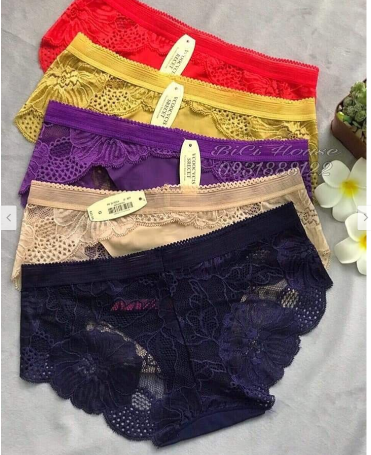 Combo 10 quần lót su ren hoa cao cấp