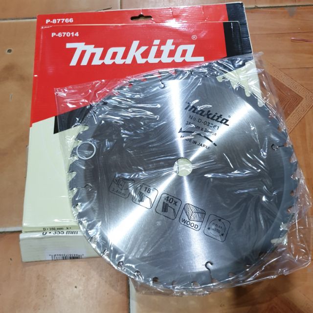 LƯỠI CẮT GỖ MAKITA HÀNG XỊN PHI 350mm x 30mm - LƯỠI CƯA GỖ MAKITA ĐƯỜNG KÍNH 350MM