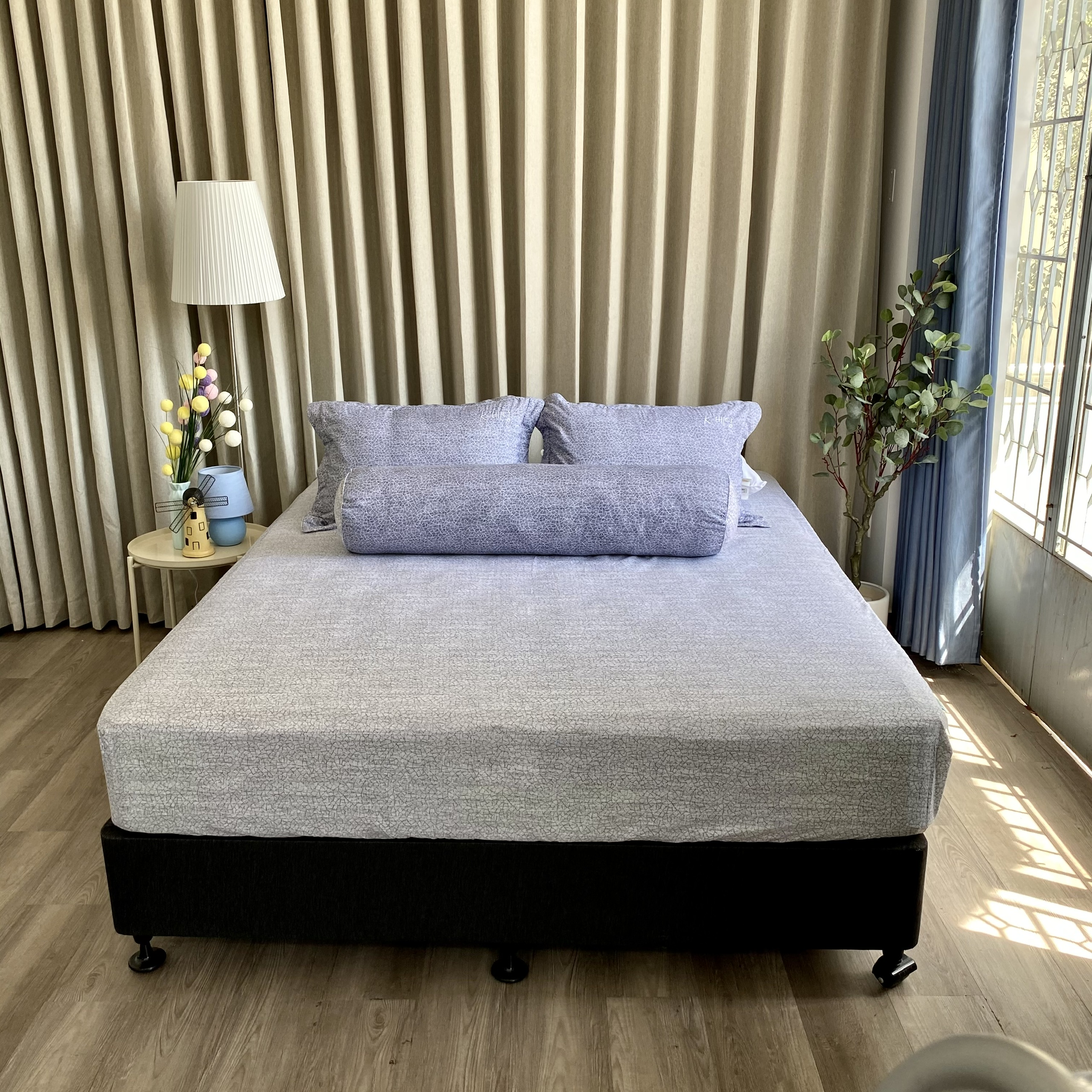 Bộ ga giường chun K-Bedding by Everon KMTP (KHÔNG GỒM CHĂN)