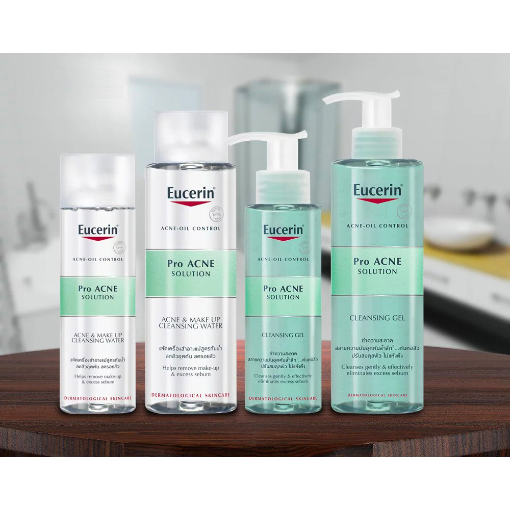Gel Rửa Mặt Eucerin Giảm Mụn Pro Acne 400ml