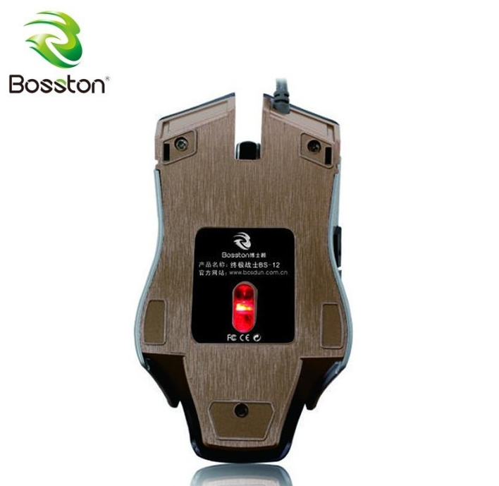 [HCM]Chuột game thủ đèn led có dây Bosston BS-12 DPI 2400