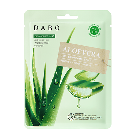 [HCM]Combo 10 Miếng Mặt Nạ Lô Hội Dabo Aloe Vera First Solution Mask Pack