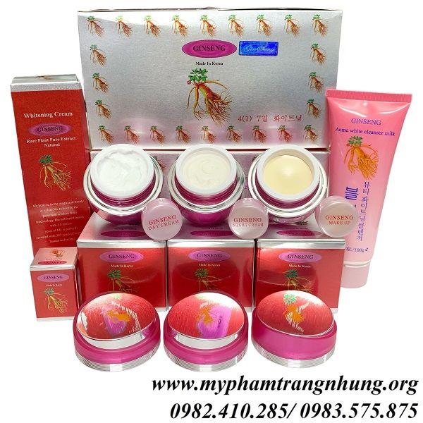 BỘ GINSENG MỜ NÁM, TÀN NHANG, DƯỠNG TRẮNG DA