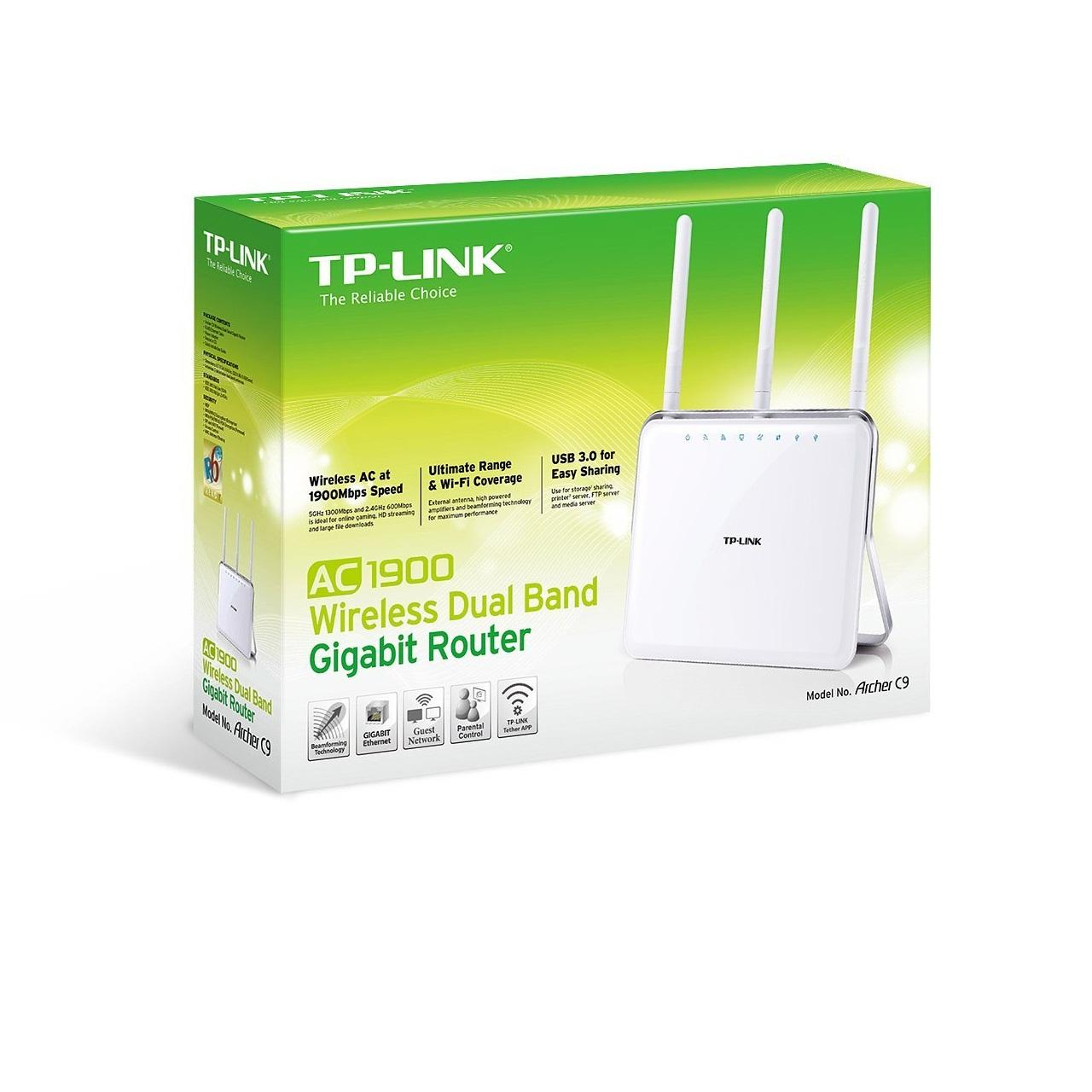 [Trả góp 0%]Router TPlink Archer C9 Wireless AC1900