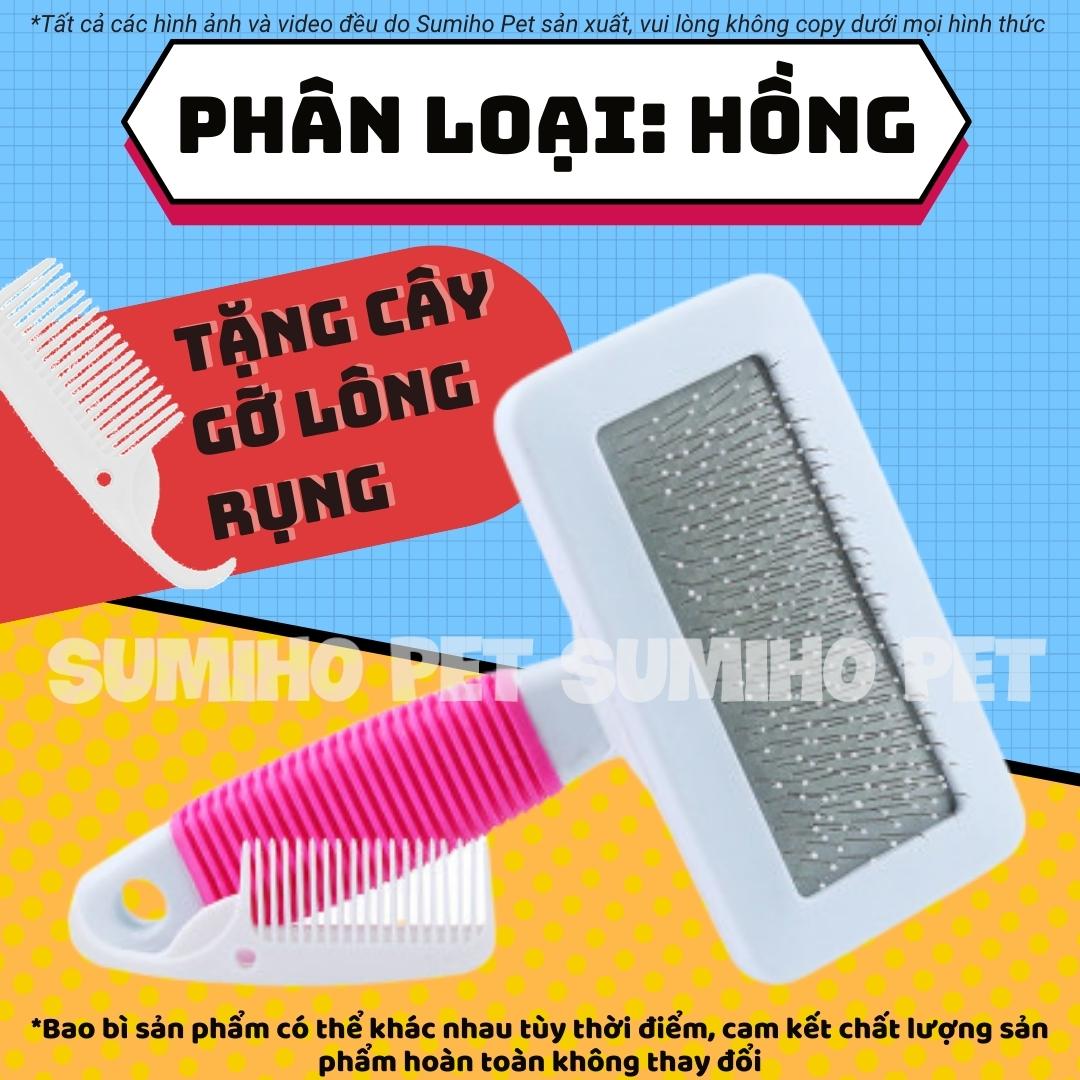 [Hoàn tiền 6%] Lược chải lông và massage cho chó mèo Taotaopet (Cán cao su)