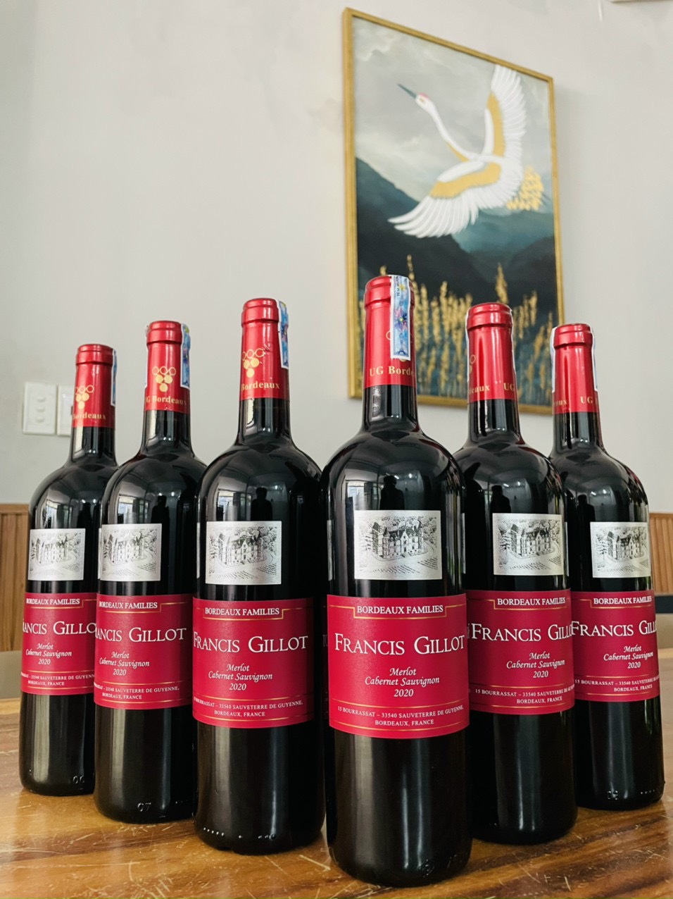 Vang Pháp FRANCIS GILLOT Merlot Cabernet