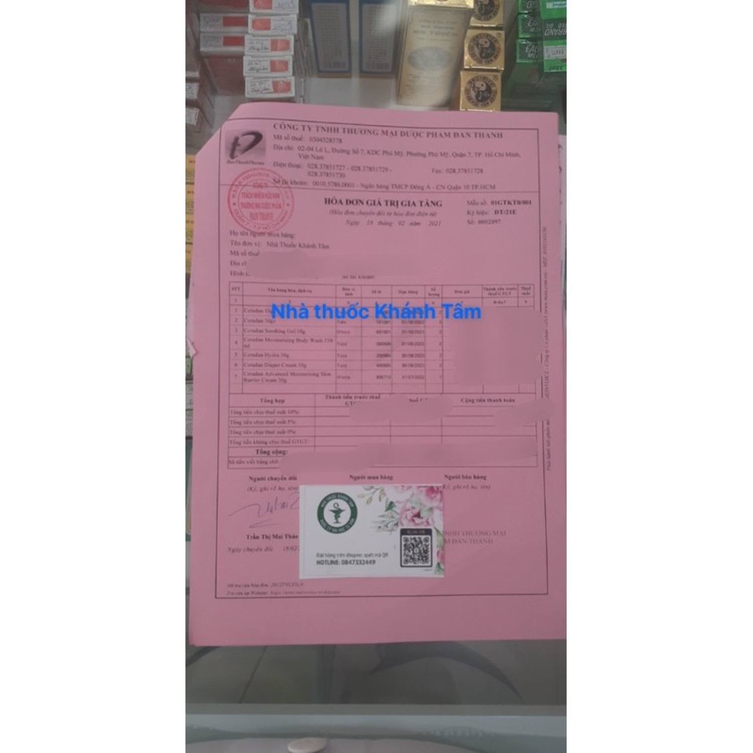 Kem dưỡng ẩm Ceradan cream (Date 2023)