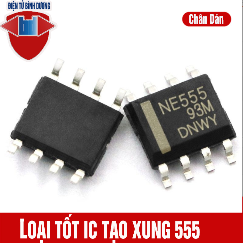 [4 CON] (DIP) IC NE555  KA 555 DIP-8 (NE555N NE555P 555) CHÂN CẮM MỚI