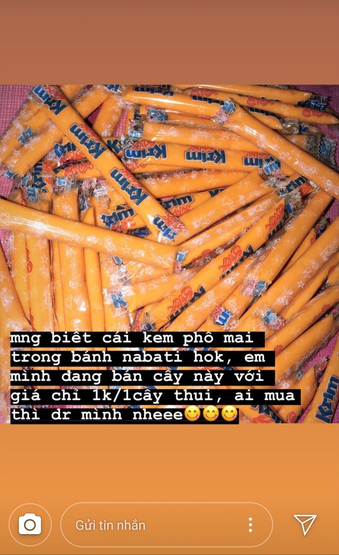 [Hcm]Krim Stix Cheese, Expiry Date 10/2026, 10 Sticks
