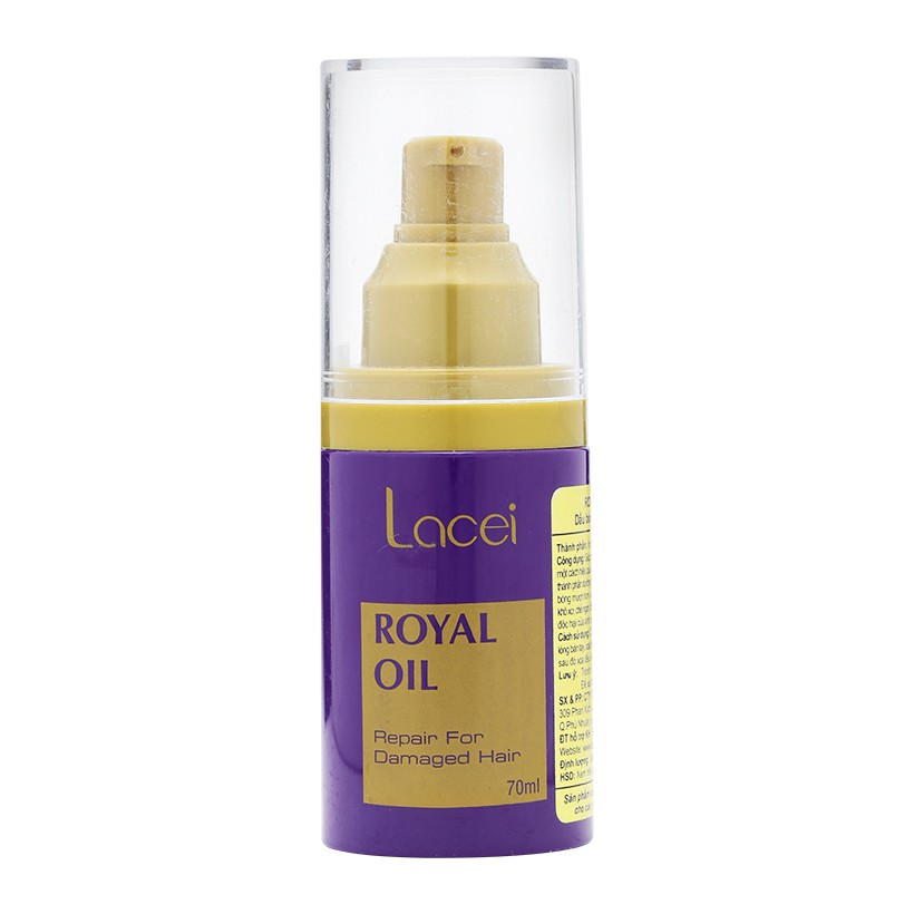 Dầu bóng tóc Lacei Royal Oil 70ml