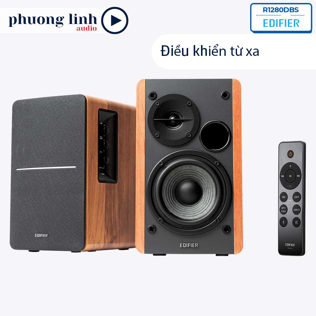 Loa EDIFIER R1280DBs bluetooth máy tính để bàn Công suất 42W Kết nối TV  cổng quang Vi tinh đầu ra siêu trầm Kết nối pc Điều khiển từ xa Loa bass 4