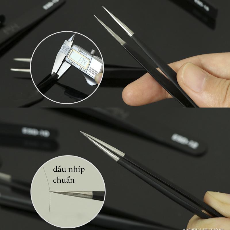 Nhíp gắp hạt đá, trang trí Nails