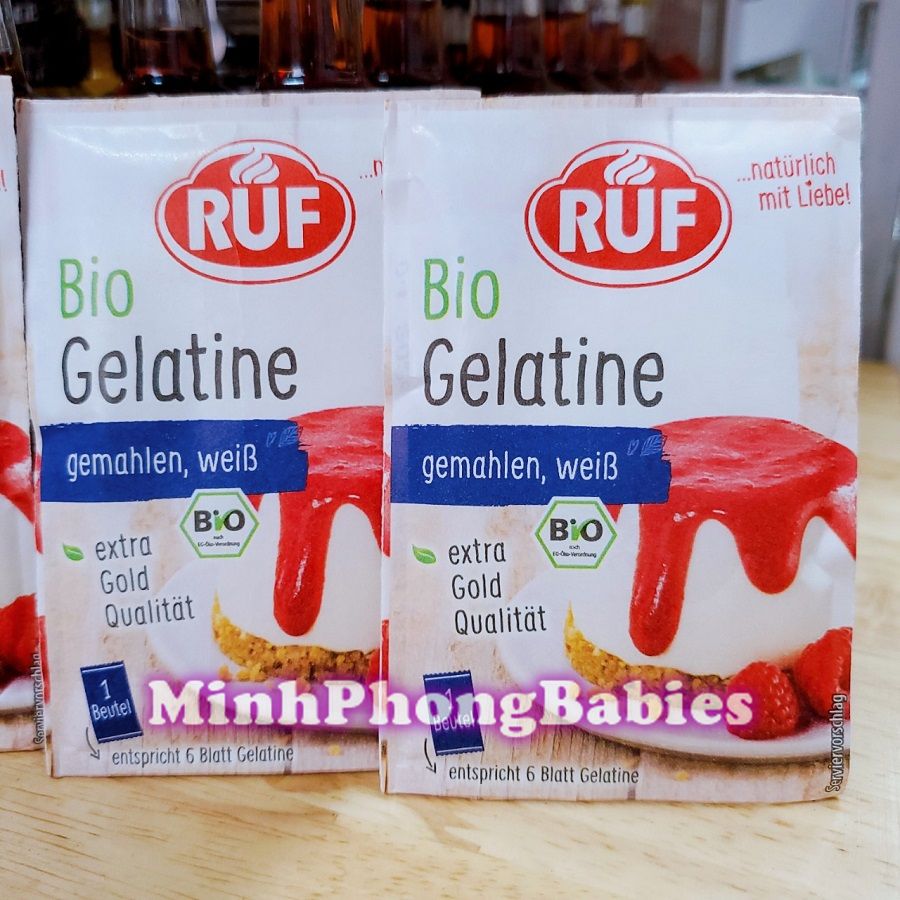 Bột Gelatine hữu cơ Ruf 9g