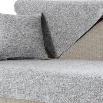 Coarse Cloth Sofa Cover Full Cover Backrest Towel Living Room Flax