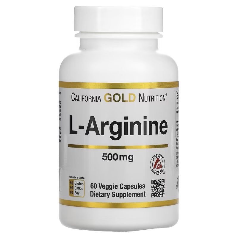 Khuyến mãi Hỗ trợ tim mạch, L-Arginine, 60 Veggie Capsules, California