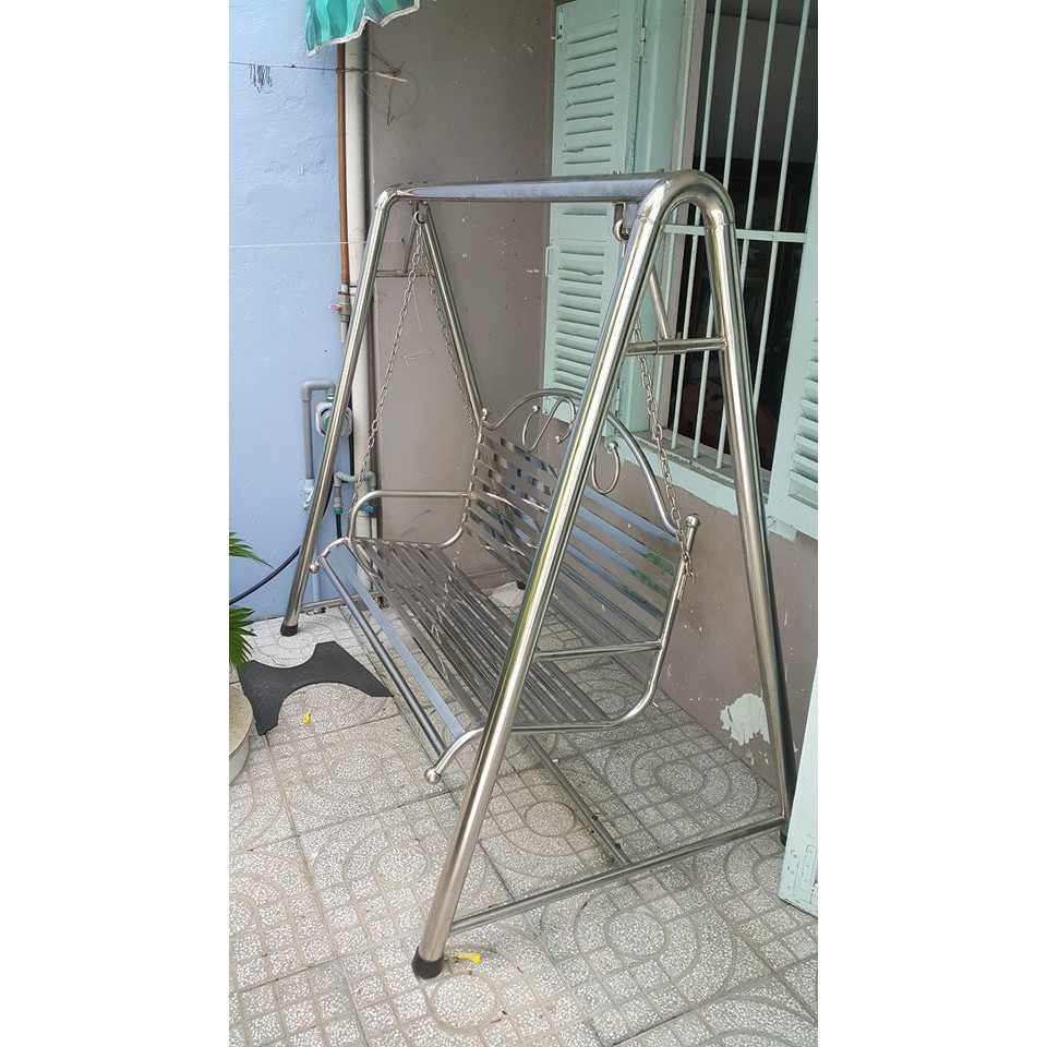 Ghế Xích đu Inox tháo ráp, new 100%.