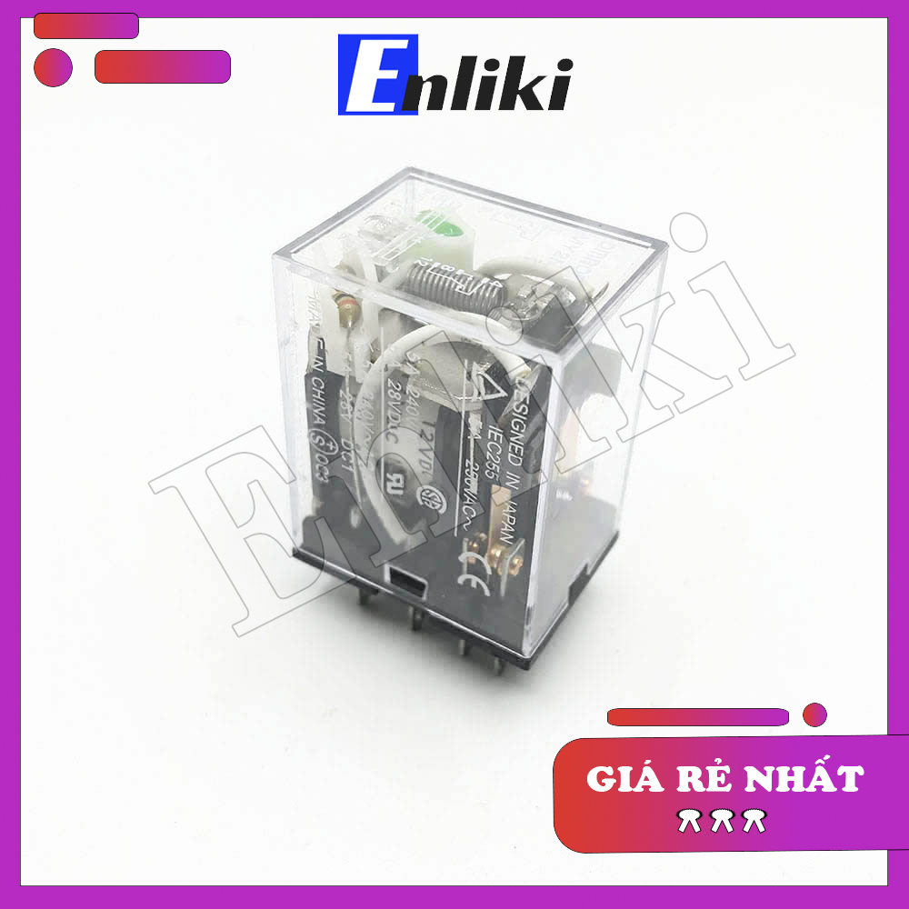Relay Trung Gian 12V 5A 220VAC 8 Chân
