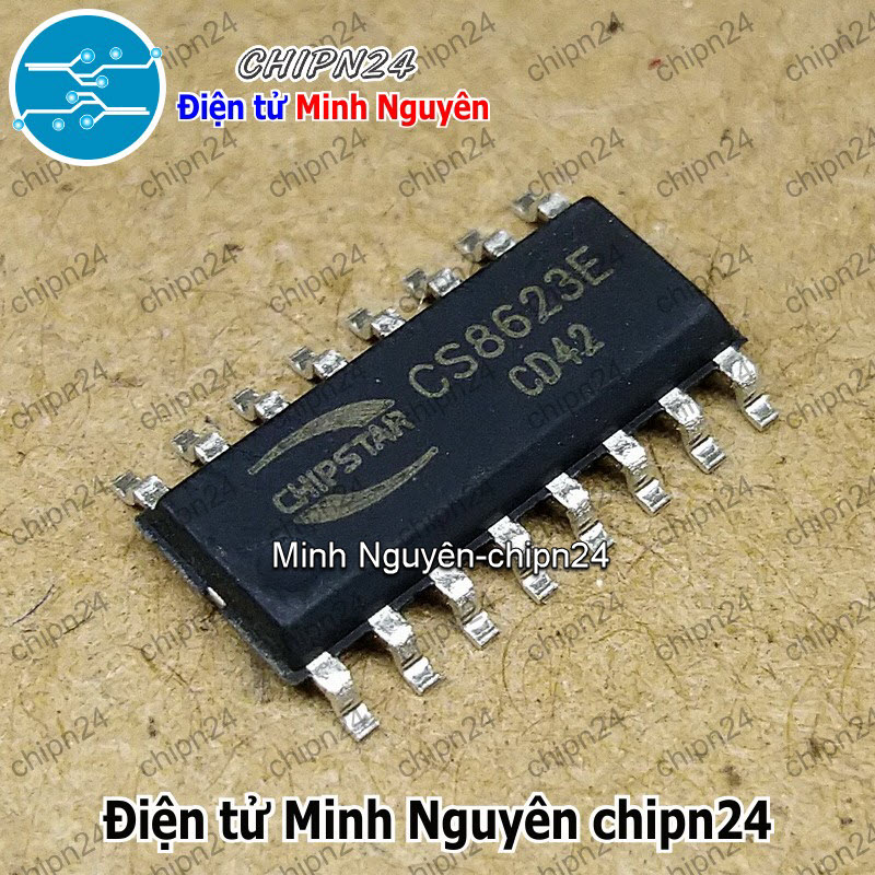 [1 con] (ST) IC Dán CS8623 SOP-16 Hàng Tốt (SMD) (25W Class D CS8623E 8623E 8623) - HH005933