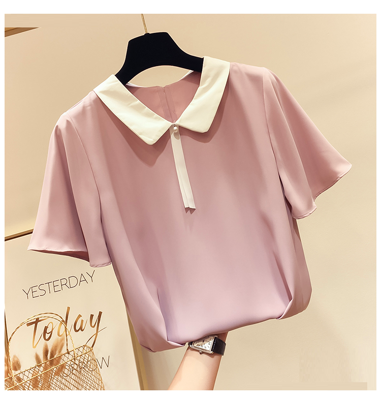 [PN FASHION]ÁO KIỂU NỮ CỔ LÁ SEN TAY BÈO-AP0018