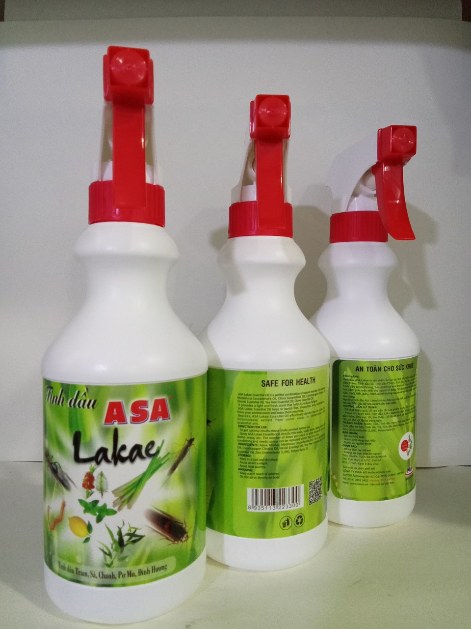 Tinh dầu xua đuổi muỗi - Chai xịt  350 ml
