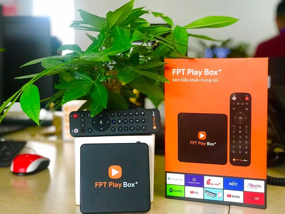 Đầu android smart box Fpt play box+ S400 2019 android TV9