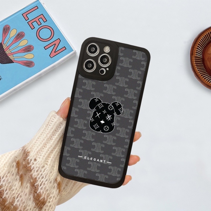 Ốp Lưng IPhone BEAR Cạnh Vuông Bảo Vệ Camera [bear]