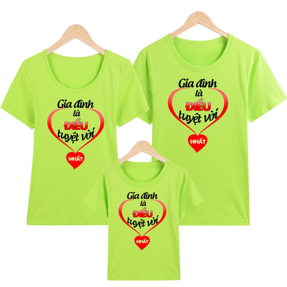 Áo Thun Gia Đình Gia Đình Là Điều Tuyệt Vời Nhất EM34 Thương Hiệu Elsa
