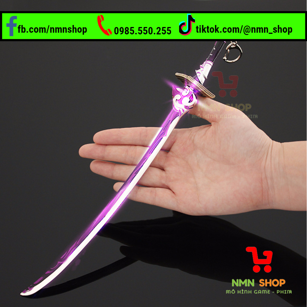 Mô hình game Genshin Impact - Ki.ếm Lôi Thần (Raiden Shogun) 30cm