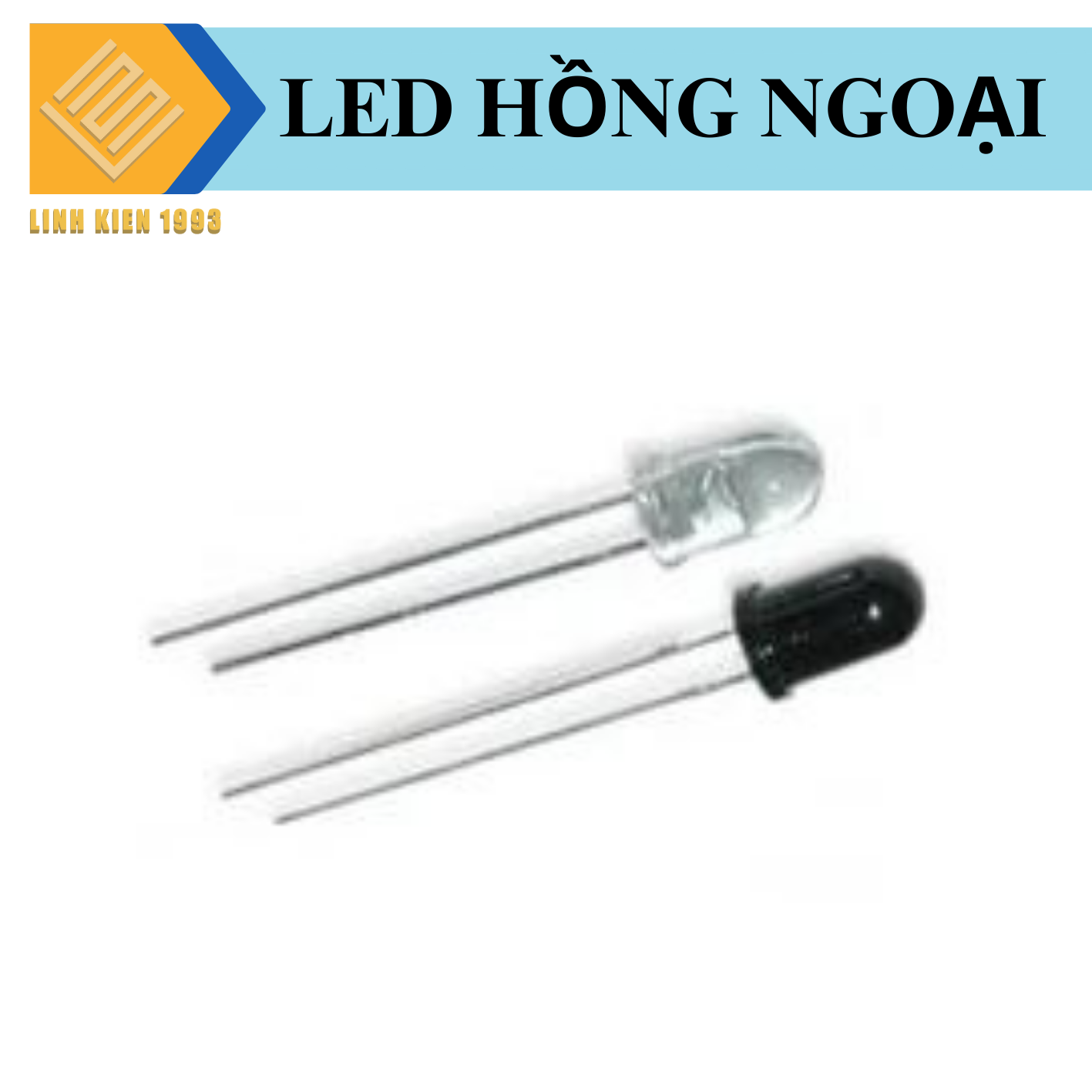 ( 5 cặp ) Led thu phát hồng ngoại 5mm