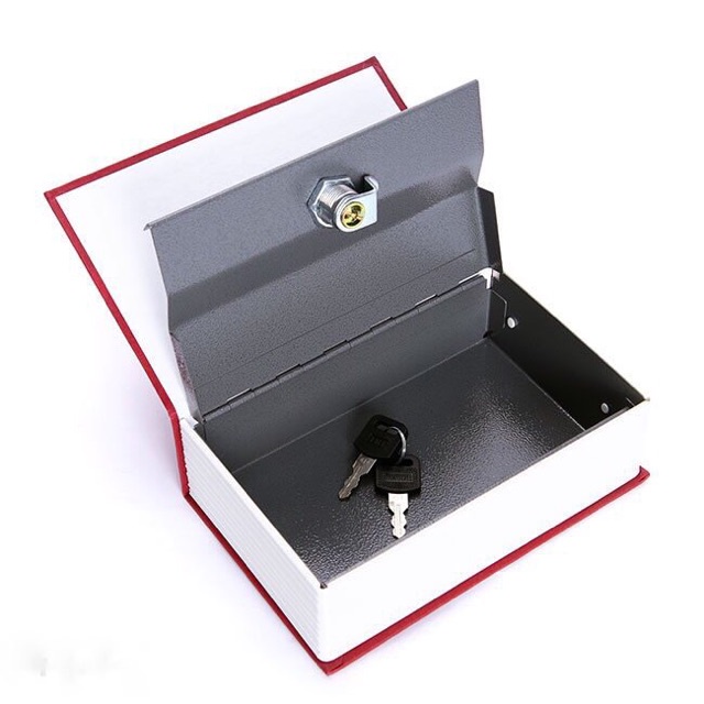 [Giá siêu rẻ] Két sắt hình quyển sách size mini 11.5x8x4.5cm