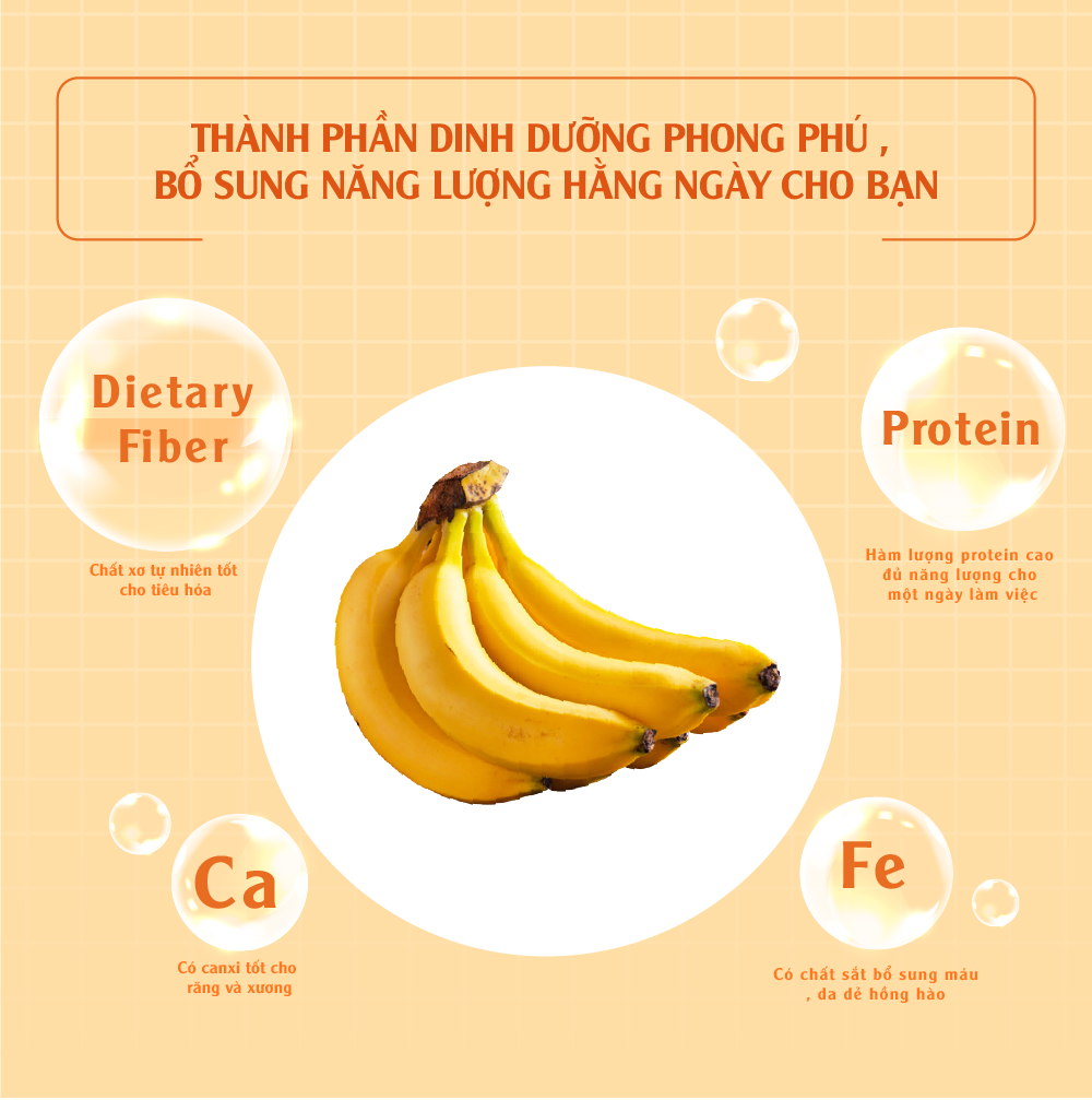 [Chính hãng] Chuối sấy giòn 170g, 500g Dan D Pak