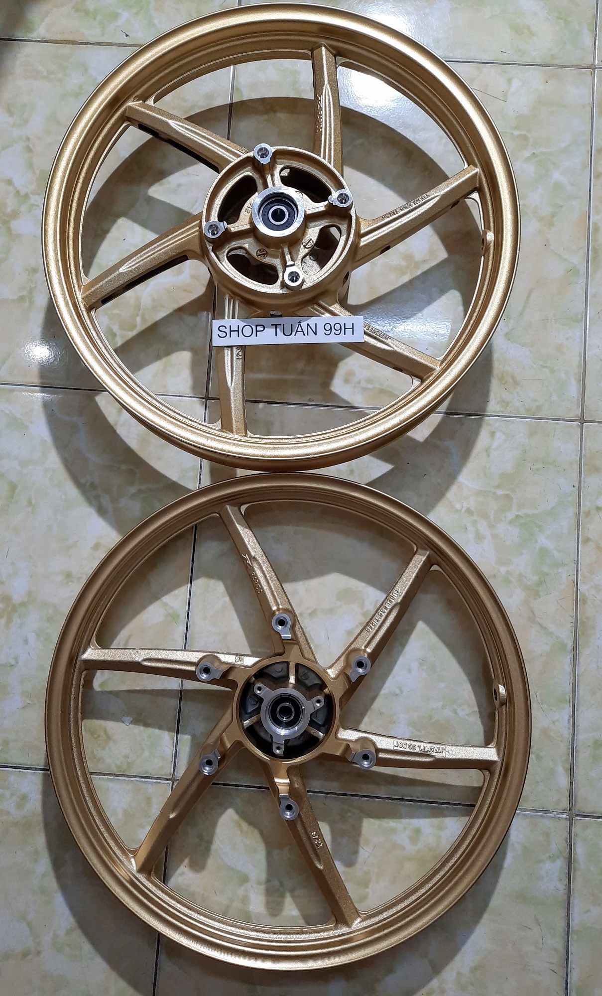 Mâm Rapido vàng dành gắn cho Winner 150 bản 1.6 và 1.85