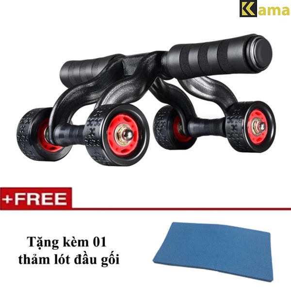 >> SO SÁNH GIÁ XEM MÁY TẬP BỤNG ĐA NĂNG | Shopee Lazada Sendo Tiki 60 Con lăn tập cơ bụng 4 bánh cao cấp KAMA Ab Roller,máy tập thể hình, tập GYM,Con lăn tập bụng 4 bánh kèm thảm, con lăn tập cơ bụng, con lăn tập bụng giá rẻ, bánh xe lăn tập bụng, máy tập cơ bụng, máy tập thể dục, máy tập bụng đa năng