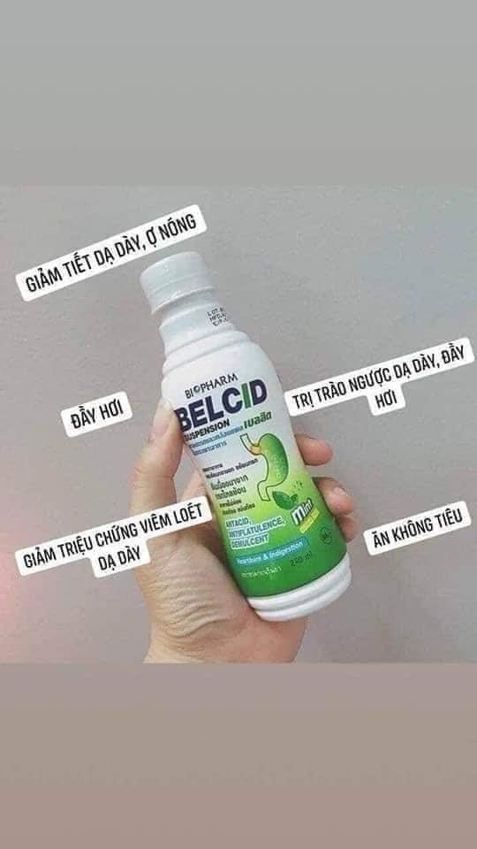 01 Chai siro Dạ Dày BELCID SUSPENSION Thái Lan 240ml